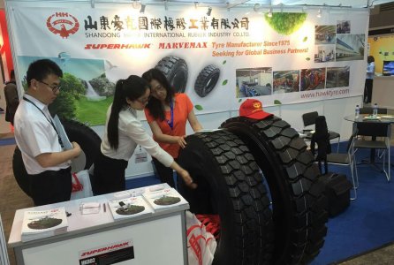 HAWK TYRE first attendance in INDONESIA tyre expo