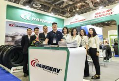 HAWKWAY Showcased various of new products on Tyrexpo Asia Singapore 2023 and Received Wide Praise