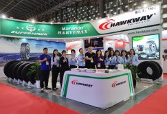 HAWKWAY team come to the Shanghai Tyre Exhibition